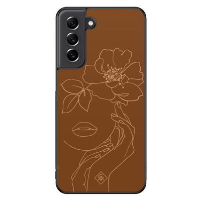 Samsung Galaxy S21 FE hoesje - Gezicht lijnen