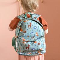 Kleine rugzak voor kinderen VRIENDEN VAN HET BOS A Little Lovely Company mintgroen - thumbnail
