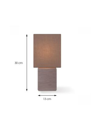 Home sweet home tafellamp Charm ↕ 30 cm - bruin Home sweet home tafellamp Charm ↕ 30 cm - bruin