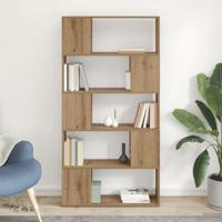 Tv-meubelset Wandgemonteerd Bruin 80 x 24 x 156 cm Bewerkt hout - thumbnail