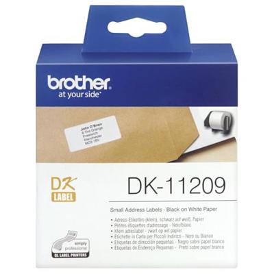 Brother DK-11209 Rol met etiketten 62 x 29 mm Papier Wit 800 stuk(s) Permanent hechtend DK11209 Adresetiketten Brother DK-11209 Rol met etiketten 62 x 29 mm Papier Wit 800 stuk(s) Permanent hechtend DK11209 Adresetiketten