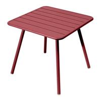 Fermob Luxembourg tuintafel vierpoot 80x80 cm Chili - thumbnail