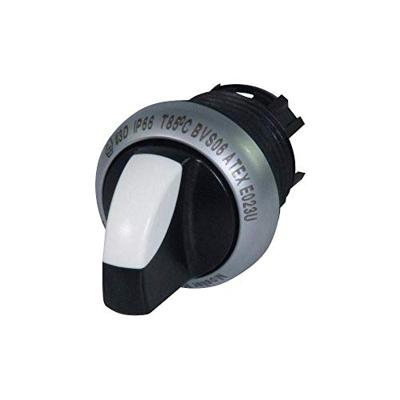 Eaton 216831 M22-WRLK-B Keuzetoets Kunststof frontring Knevel Zwart 1 stuk(s)