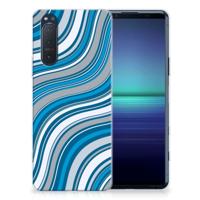 Sony Xperia 5II | TPU bumper | Waves Blue - thumbnail
