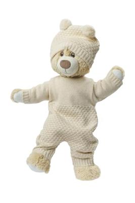 Heless Poppen brei overall ecru, 35-45 cm