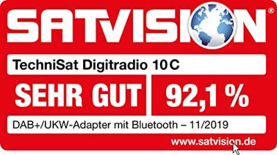 TechniSat DIGITRADIO 10 C Radio DAB+, VHF (FM) Bluetooth Incl. afstandsbediening, Wekfunctie Zwart/zilver TechniSat DIGITRADIO 10 C Radio DAB+, VHF (FM) Bluetooth Incl. afstandsbediening, Wekfunctie Zwart/zilver