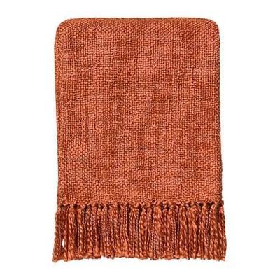 Malagoon Solid Plaid 125 x 150 cm - Spicy Oranje Malagoon Solid Plaid 125 x 150 cm - Spicy Oranje