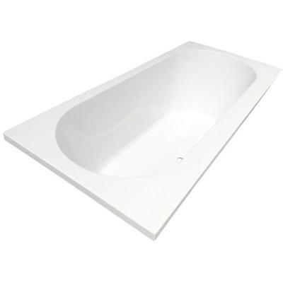 Xellanz Portus RD Duo Inbouwbad - 190x90x49cm - Acryl Glans Wit