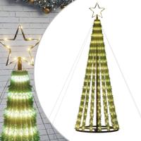 LED-kerstboom 275 LEDs warm wit 180 cm - thumbnail