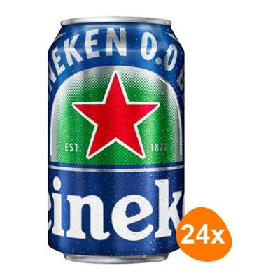 Heineken - Alcoholvrij Bier 0.0% - 24x 330ml