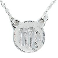 Messing Horoscoop Hanger Maagd (12 mm) - thumbnail