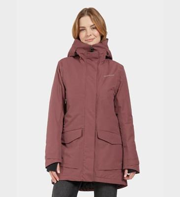 Didriksons Frida Parka Jas Dames Old Rust 42