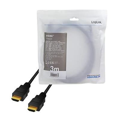LogiLink CH0079 HDMI kabel 3 m HDMI Type A (Standaard) Zwart LogiLink CH0079 HDMI kabel 3 m HDMI Type A (Standaard) Zwart