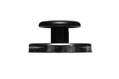 Magneet met knop maul ø36mm trekkracht 5kg chr/zw