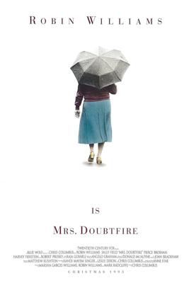 Poster - Robin Williams in Mrs Doubtfire, Originele Filmposter, Premium Print, Professioneel Fotopapier Poster - Robin Williams in Mrs Doubtfire, Originele Filmposter, Premium Print, Professioneel Fotopapier