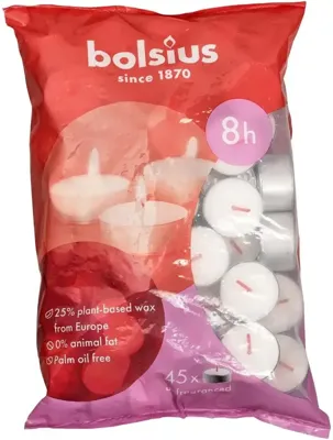 Bolsius Theelichten 45st 8u