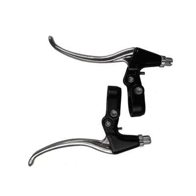 Simson Remgrepenset v-brake/cantilever 4-vinger zwart 2-delig