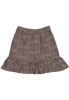 LEVV Meisjes rok - Kera - AOP grafisch taupe