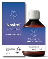 Noviral Alle hoest althea en tijmsiroop 200 Milliliter - thumbnail