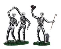 Kerstfiguur Dancing skeletons set of 2 LEMAX - Lemax - thumbnail
