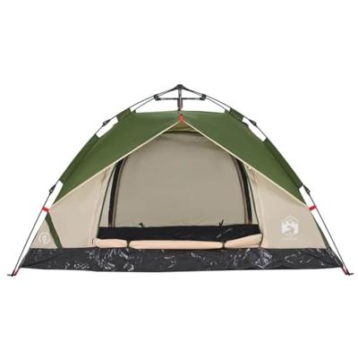 Koepeltent 3-persoons snelontgrendeling groen Koepeltent 3-persoons snelontgrendeling groen