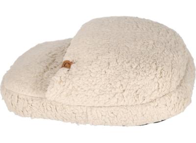 JENS Living voetenwarmer teddy - Polyester- Unisex maat - Taupe