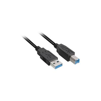 Sharkoon USB-A 3.0 > USB-B kabel Sharkoon USB-A 3.0 > USB-B kabel