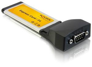 Express Card to 1x serial - Seriële adapter - ExpressCard - RS-232 Express Card to 1x serial - Seriële adapter - ExpressCard - RS-232