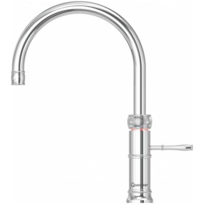Quooker Classic Fusion Round Keukenkraan - Kokend - Warm & Koud Water - Kindveilige Dubbeldruk - Chroom