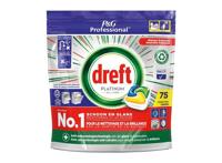 Dreft Platinum Lemon vaatwastabletten, pak van 75 capsules - thumbnail