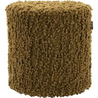 By-Boo Poef 'Vista' 40cm, kleur Mosterdgeel - thumbnail