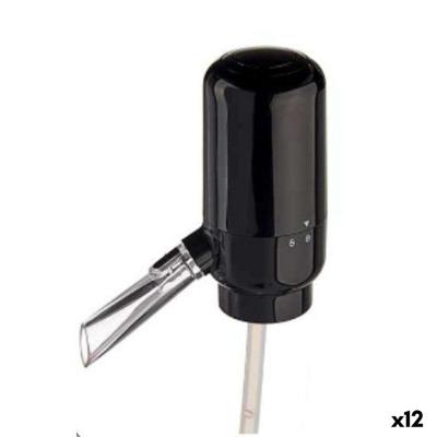 Dispenser Kinvara Zwart Transparant Siliconen Roestvrij staal ABS Plastic 5 x 11 x 10 cm Elektrisch (12 Stuks)