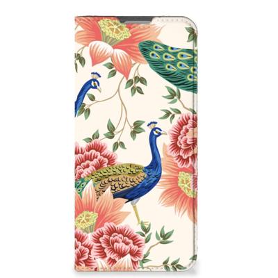 Smartphone hoesje voor OPPO Reno8 Lite Pink Peacock