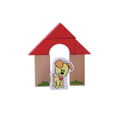 Woezel en Pip Houten Blokkenset 50-delig Woezel en Pip Houten Blokkenset 50-delig