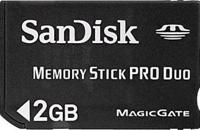 Sandisk 2 GB Pro Duo Memory Stick - thumbnail