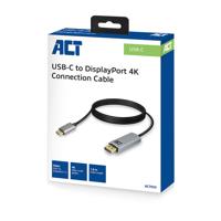 USB-C naar DisplayPort kabel 1,8m verguld ACT AC7035 - thumbnail