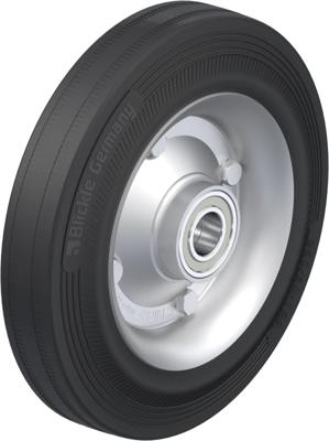 Blickle V 250/25K Wiel met hoog draagvermogen Wieldiameter: 250 mm Draagvermogen (max.): 295 kg 1 stuk(s) Blickle V 250/25K Wiel met hoog draagvermogen Wieldiameter: 250 mm Draagvermogen (max.): 295 kg 1 stuk(s)