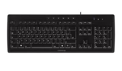 CHERRY Stream 3.0 Toetsenbord QWERTY, Engels Zwart Ergonomisch, Spatwaterdicht CHERRY Stream 3.0 Toetsenbord QWERTY, Engels Zwart Ergonomisch, Spatwaterdicht