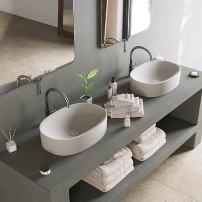 Wastafel Ideavit Colidcliff-50 Opbouw 50x35x12.5 cm Solid Surface Mat Wit Ideavit