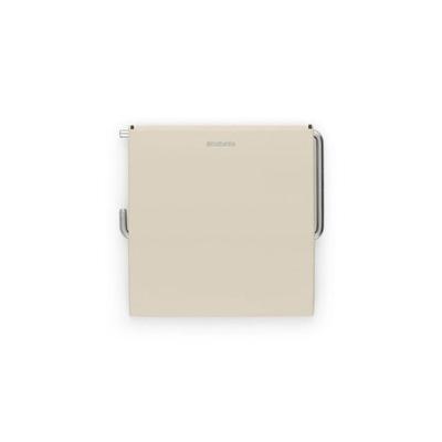 Brabantia renew toiletrolhouder met klep soft beige
