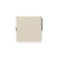 Brabantia renew toiletrolhouder met klep soft beige - thumbnail