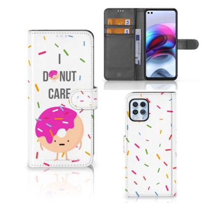 Motorola Moto G100 | Book Cover | Donut Roze | Portemonnee hoesje