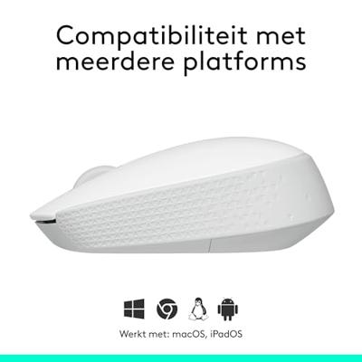 Logitech M171 Wit Draadloze Muis Logitech M171 Wit Draadloze Muis