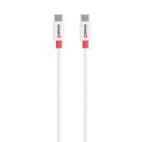 Skross USB-kabel USB 2.0 USB-C stekker, USB-C stekker 2.00 m Wit Rond SKCA0006C-CMULTICN - thumbnail