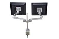 ROLINE LCD dubbele monitorarmsteun, 4 draaipunten, tafelmontage - thumbnail