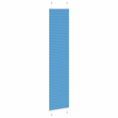 VidaXL Plissé rolgordijn 40x200 cm stofbreedte 39,4 cm polyester blauw VidaXL Plissé rolgordijn 40x200 cm stofbreedte 39,4 cm polyester blauw
