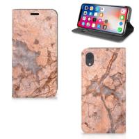 Apple iPhone Xr | Standcase | Marmer Oranje - thumbnail