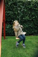Small Foot - houten xl bordschommel black line - thumbnail