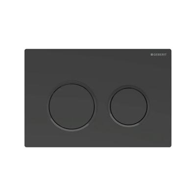 Drukplaat Geberit Omega 20 voor 2-toets Spoeling Zwarte Ringen Mat Zwart Drukplaat Geberit Omega 20 voor 2-toets Spoeling Zwarte Ringen Mat Zwart