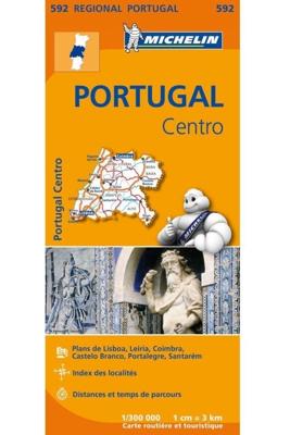 Michelin Wegenkaart 592 Portugal Midden (Paperback)